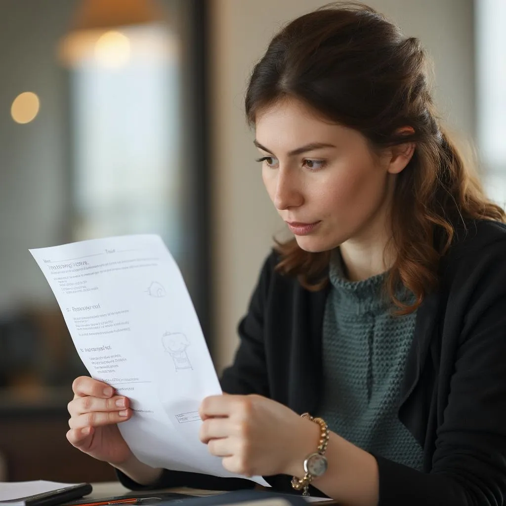 Person neglecting to implement advice